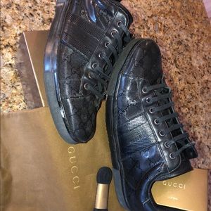 Gucci Black GG Monogram Imprime